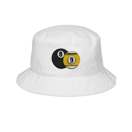 8-Ball & 9-Ball Embroidered Bucket Hat