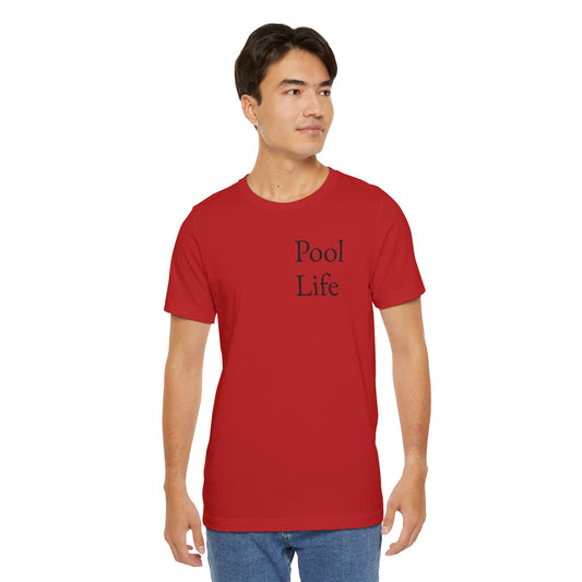 Pool Life Embroidered T-Shirt — Casual Summer Tee