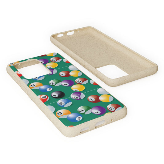 Billiards Pool Ball Pattern Biodegradable Phone Case